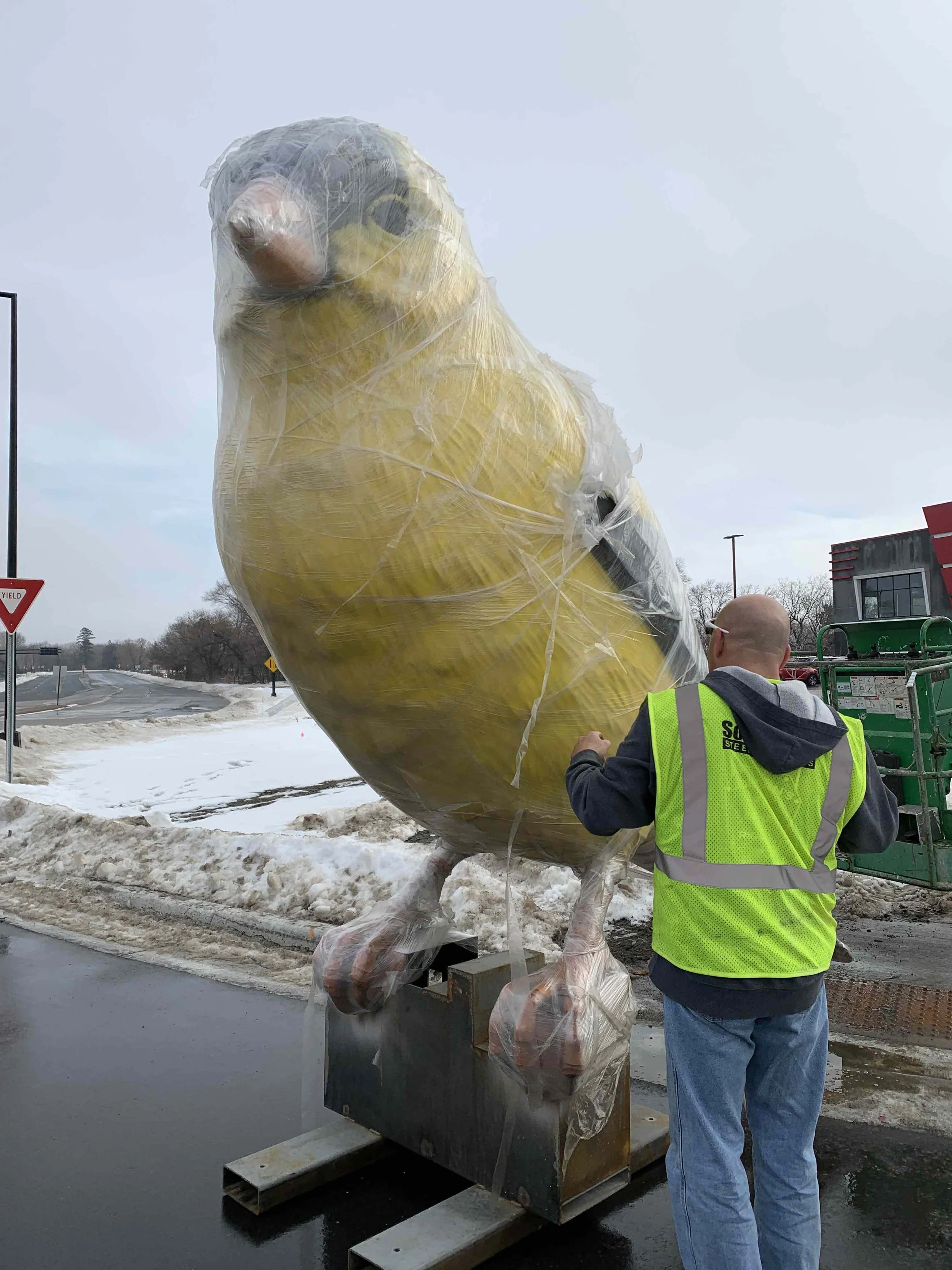 Donald Lipski, The Goldfinch — PUBLIC ART SERVICES